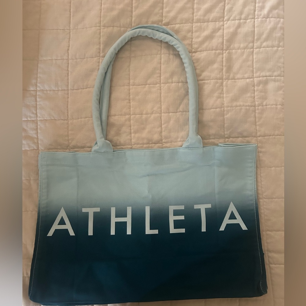 Athleta Gradient Blue Tote Bag